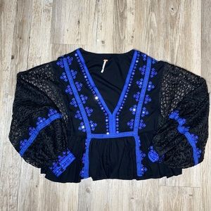 Free People Boho peasant top